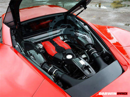 2015-2022 Ferrari 488 GTB/488 PISTA/F8 Dry Carbon Fiber Inner Underscreen panel Replacemnt - DarwinPRO Aerodynamics