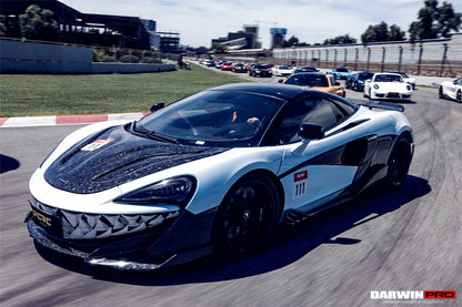 2018-2021 McLaren 600lt 2015-2021 540c/570s/570gt BKSS Style Carbon Fiber Hood - DarwinPRO Aerodynamics