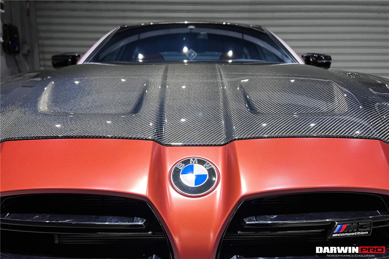 2021-UP BMW M3 G80 G81 M4 G82/G83 BKSSII Style Carbon Fiber Hood - DarwinPRO Aerodynamics
