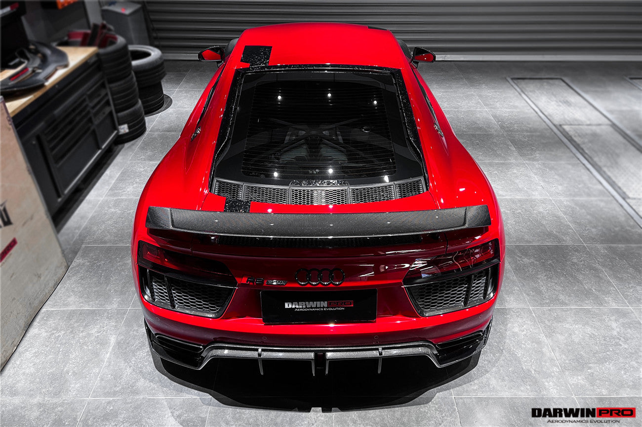 2016-2023 Audi R8 GEN2/GEN3 Coupe ONLY GT Style Carbon Fiber Trunk Wing - DarwinPRO Aerodynamics