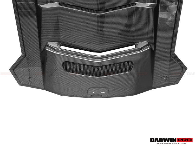 2011-2016 Lamborghini Aventador LP700 Coupe BKSS Style Carbon Fiber Engine Trunk - DarwinPRO Aerodynamics