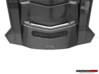 2011-2016 Lamborghini Aventador LP700 Coupe BKSS Style Carbon Fiber Engine Trunk - DarwinPRO Aerodynamics