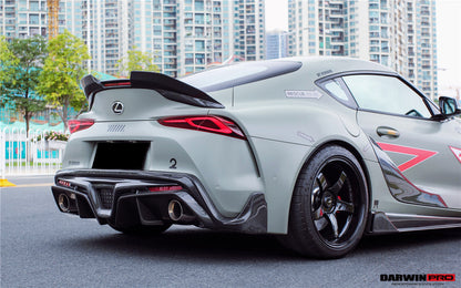 2019-UP Toyota GR Supra (J29/DB) A90 A91 BKSS Style Carbon Fiber Rear Diffuser Lip - DarwinPRO Aerodynamics