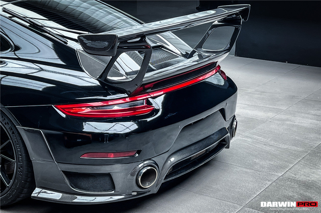 2016-2019 Porsche 911 991.2 Carrera /S/4S GT2RS Style Carbon Fiber Trunk Spoiler Wing - DarwinPRO Aerodynamics