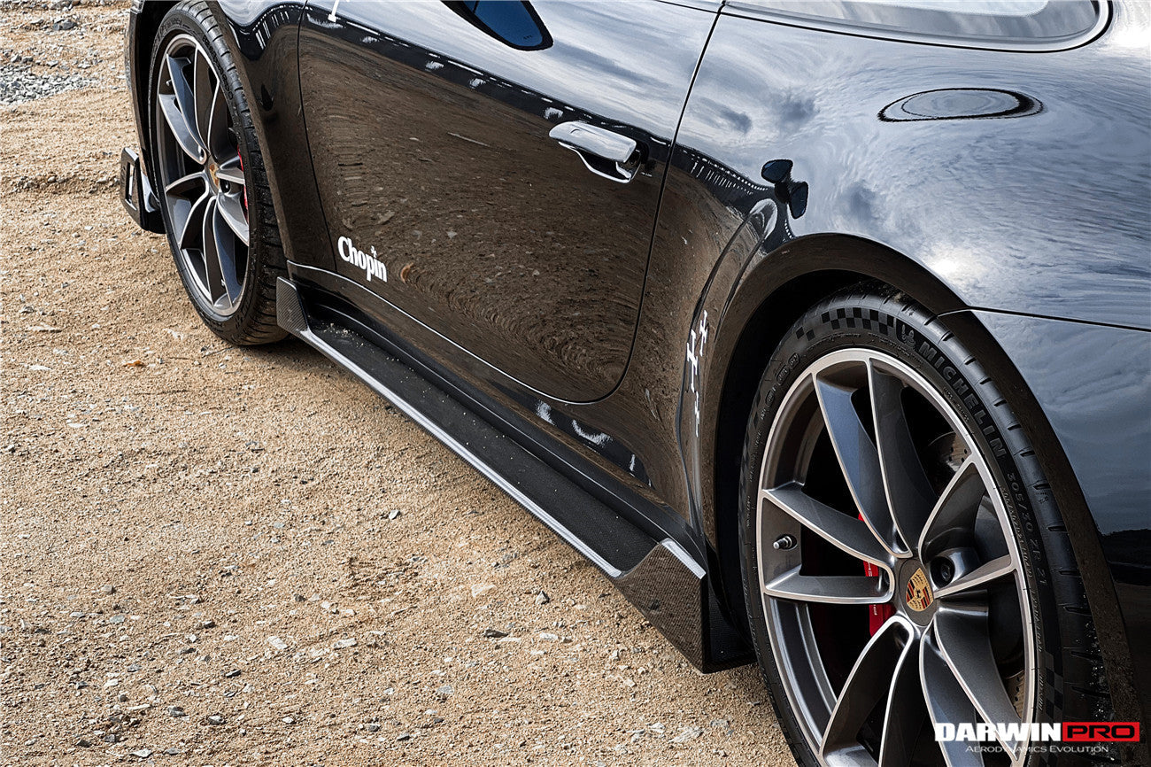 2019-2023 Porsche 911 992 Carrera S/4/4S/Targa/Cabriolet BKSS Style Side Skirts - DarwinPRO Aerodynamics