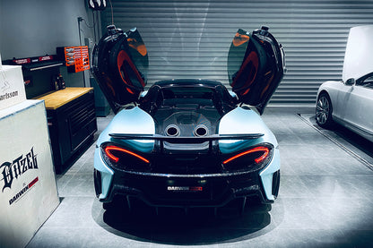 2018-2021 McLaren 600lt Carbon Fiber Rear Bumper - DarwinPRO Aerodynamics