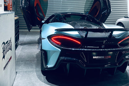 2018-2021 McLaren 600lt Carbon Fiber Rear Bumper Side Canards - DarwinPRO Aerodynamics