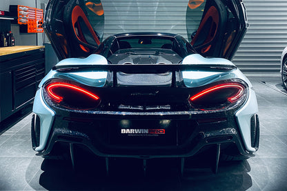 2018-2021 McLaren 600lt Carbon Fiber Rear Bumper - DarwinPRO Aerodynamics