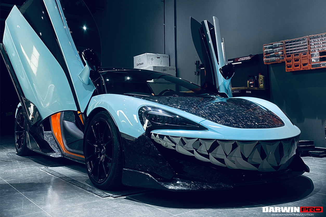 2018-2021 McLaren 600lt Carbon Fiber Front Lip Side Splitter - DarwinPRO Aerodynamics