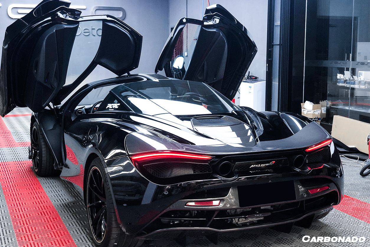2017-2022 McLaren 720S OEM Style Carbon Fiber Trunk Spoiler - Carbonado