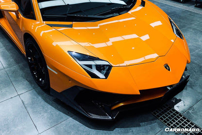 2011-2016 Lamborghini Aventador LP700 LP740 Coupe/Roadster SV Style Front Bumper - Carbonado Aero