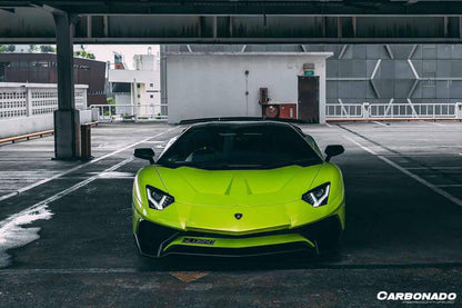 2011-2016 Lamborghini Aventador LP700 LP740 Coupe & Roadster SV Style Front Bumper - Carbonado