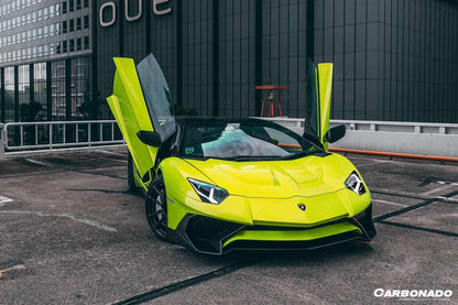 2011-2016 Lamborghini Aventador LP700 LP740 Coupe & Roadster SV Style Front Bumper - Carbonado