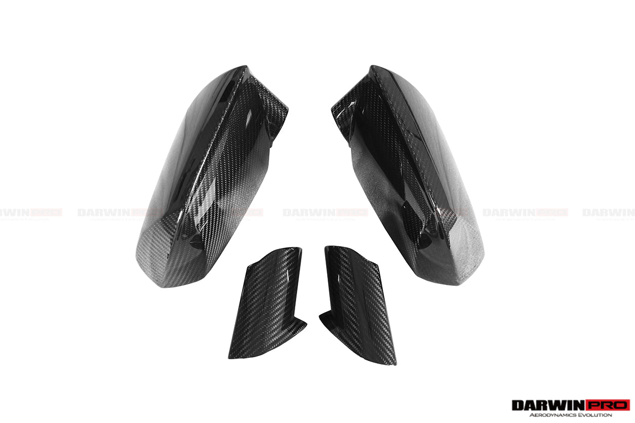2011-2016 Lamborghini Aventador LP700 Coupe/Roadster Dry Carbon Fiber Mirror Housing eplacement - DarwinPRO Aerodynamics