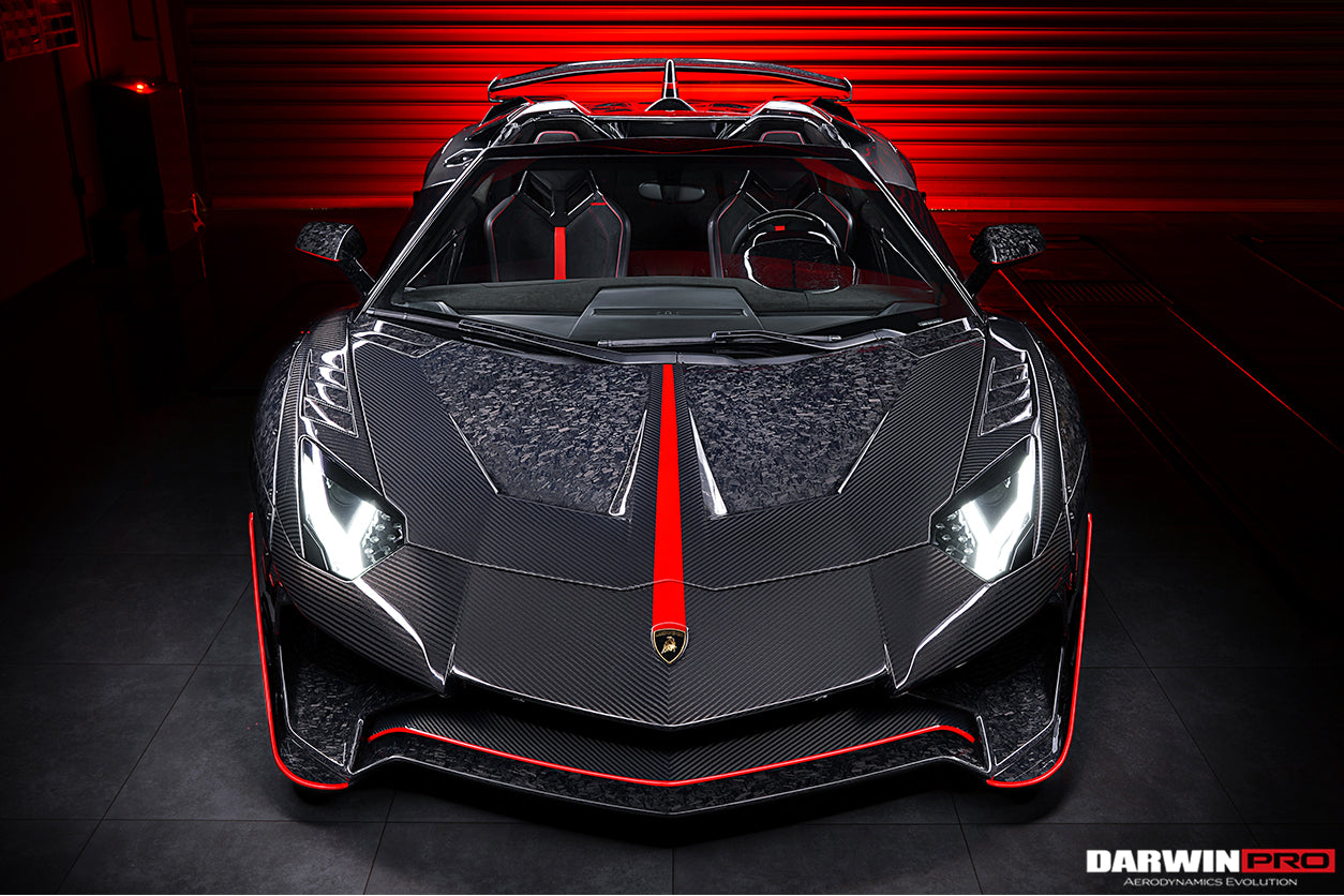 2011-2016 Lamborghini Aventador LP700 Coupe/Roadster Dry Carbon Fiber Mirror Housing eplacement - DarwinPRO Aerodynamics