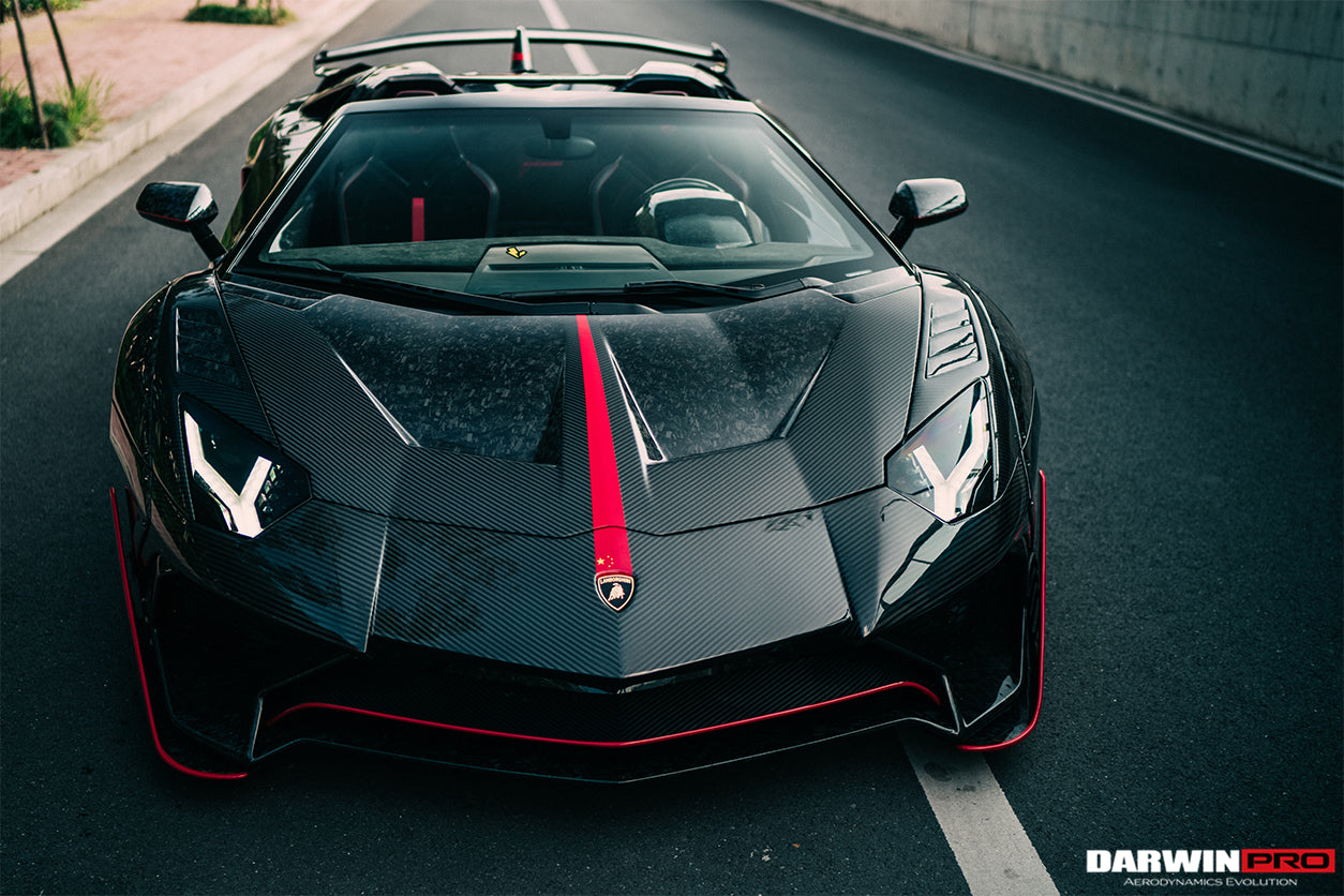 2011-2016 Lamborghini Aventador LP700 Coupe/Roadster Dry Carbon Fiber Mirror Housing eplacement - DarwinPRO Aerodynamics