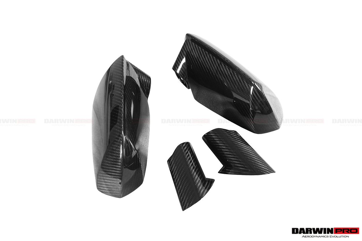 2011-2016 Lamborghini Aventador LP700 Coupe/Roadster Dry Carbon Fiber Mirror Housing eplacement - DarwinPRO Aerodynamics