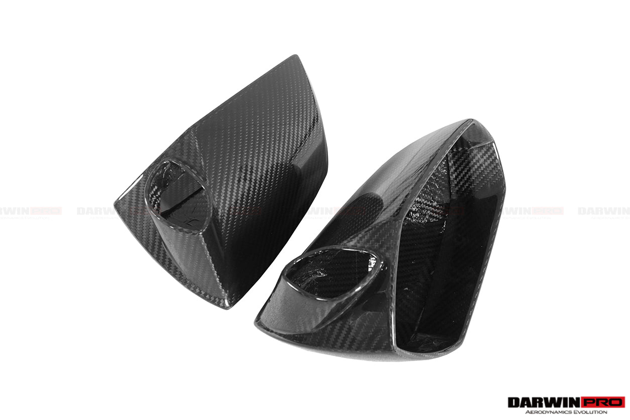 2011-2016 Lamborghini Aventador LP700 Coupe/Roadster Dry Carbon Fiber Mirror Housing eplacement - DarwinPRO Aerodynamics