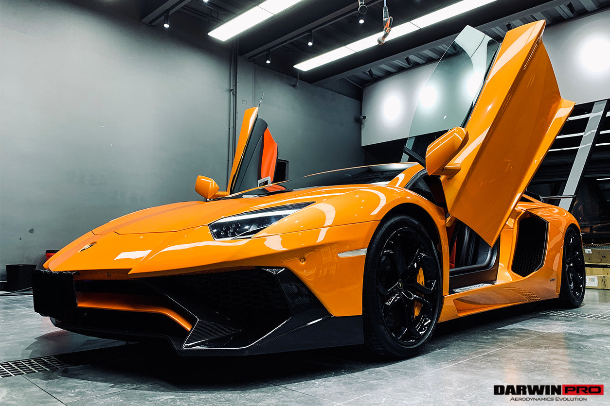 2011-2021 Lamborghini Aventador LP700 LP740 Coupe/Roadster SV Style Front Bumper - DarwinPRO Aerodynamics