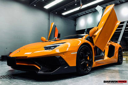 2011-2021 Lamborghini Aventador LP700 LP740 Coupe/Roadster SV Style Front Bumper - DarwinPRO Aerodynamics