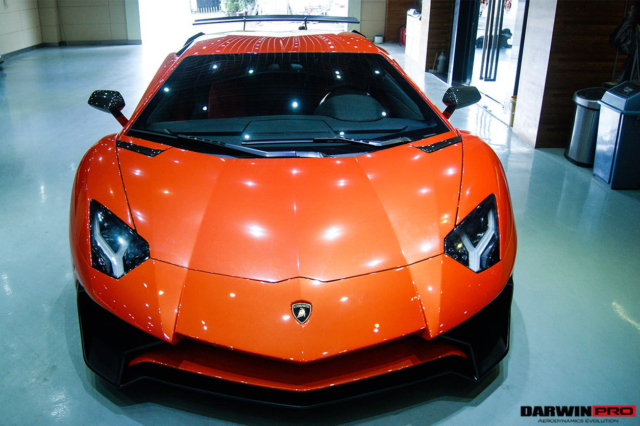 2011-2021 Lamborghini Aventador LP700 LP740 Coupe/Roadster SV Style Front Bumper - DarwinPRO Aerodynamics