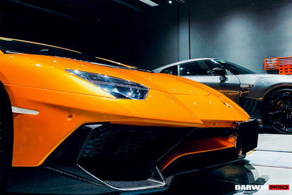2011-2021 Lamborghini Aventador LP700 LP740 Coupe/Roadster SV Style Front Bumper - DarwinPRO Aerodynamics