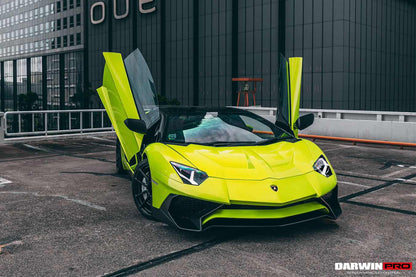 2011-2021 Lamborghini Aventador LP700 LP740 Coupe/Roadster SV Style Front Bumper - DarwinPRO Aerodynamics