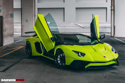2011-2021 Lamborghini Aventador LP700 LP740 Coupe/Roadster SV Style Front Bumper - DarwinPRO Aerodynamics