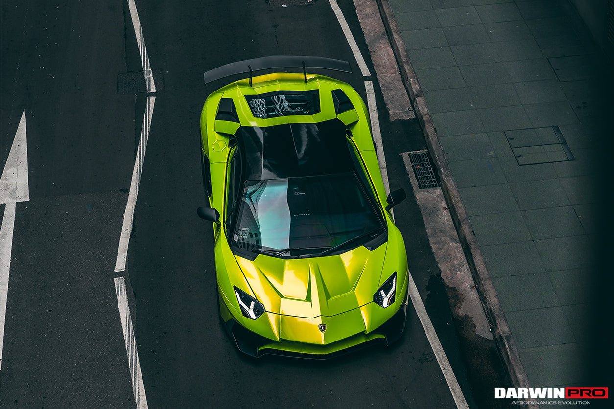 2011-2021 Lamborghini Aventador LP700 LP740 Coupe/Roadster SV Style Front Bumper - DarwinPRO Aerodynamics
