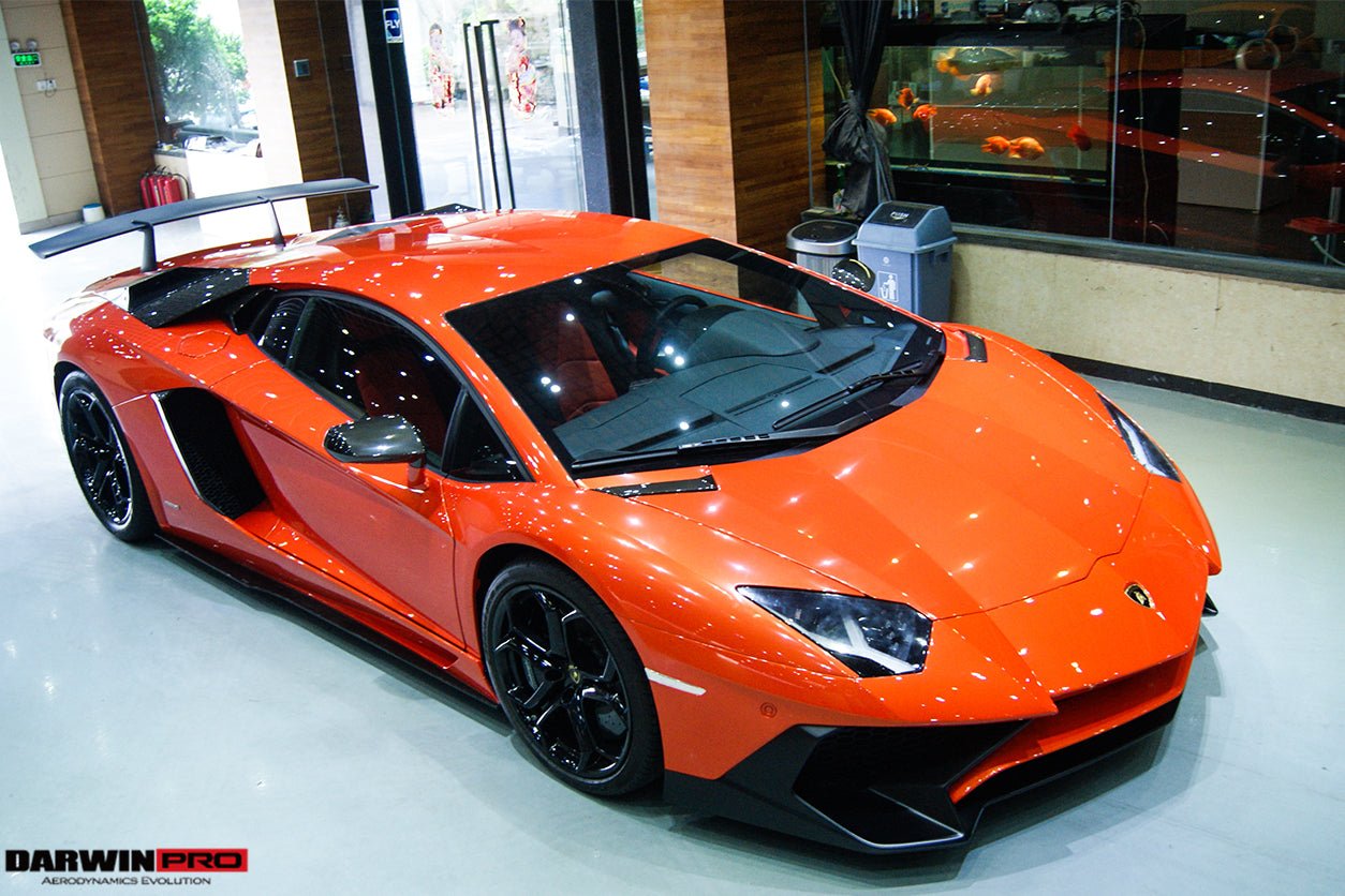2011-2021 Lamborghini Aventador LP700 LP740 Coupe/Roadster SV Style Front Bumper - DarwinPRO Aerodynamics
