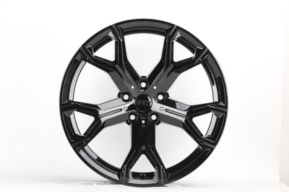 E702 Gloss Black 20x10.5 ET35 5.112 - Square Set (4 Wheels)