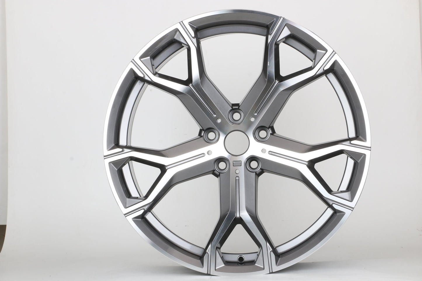 E702 Gunmetal Machined Face 20x10.5 ET40 5.120 - Square Set (4 Wheels)
