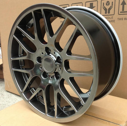 E703 Metallic 18in Staggered Set 8.0 ET35 / 9.0 ET35 5.120 (4 Wheels)