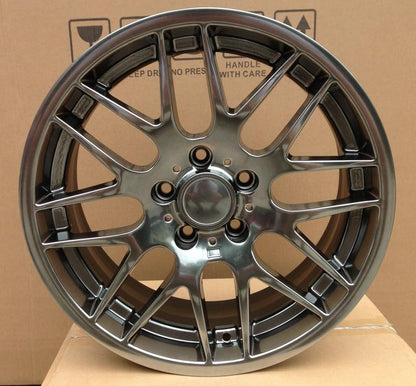 E703 Metallic 18in Staggered Set 8.0 ET35 / 9.0 ET35 5.120 (4 Wheels)