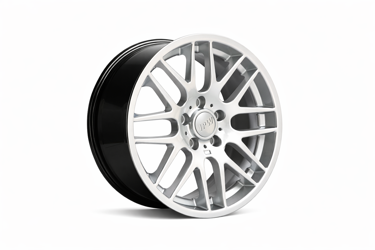 E703 Hyper Silver 18x9.0 ET35 5.120 - Square Set (4 Wheels)