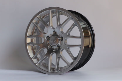 E703 Hyper Silver 18x9.0 ET35 5.120 - Square Set (4 Wheels)
