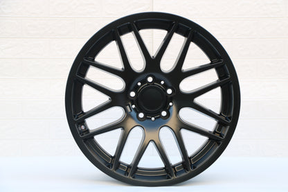 E703 Satin Black 18x9.0 ET35 5.120 - Square Set (4 Wheels)