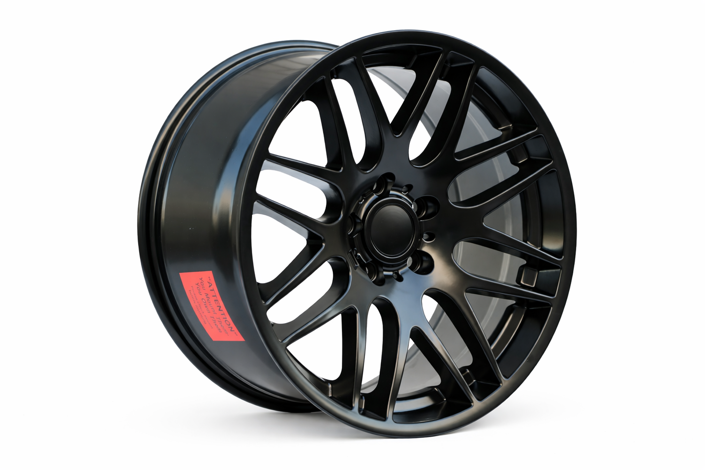 E703 Satin Black 18x9.0 ET35 5.120 - Square Set (4 Wheels)