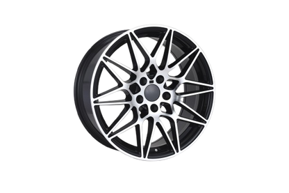 E709 Black Machined Face 19x8.5 ET35 5.120 - Square Set (4 Wheels)