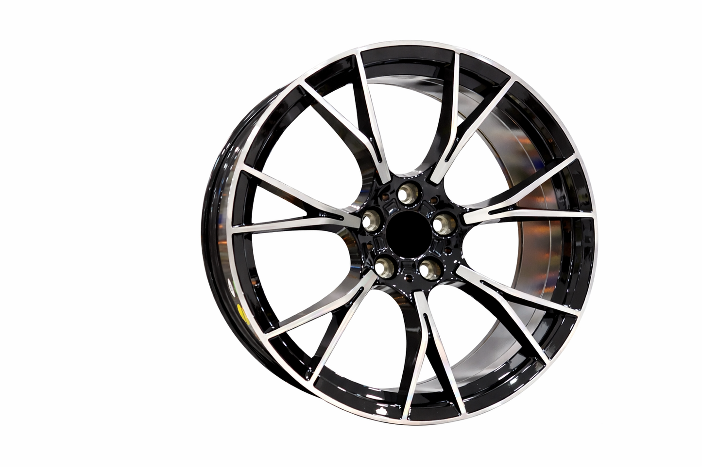 E712 Black Machined Face 20x8.5 ET35 5.120 - Square Set (4 Wheels)