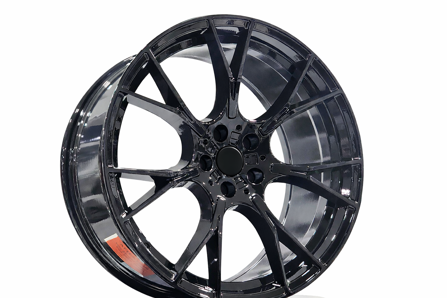 E712 Gloss Black 20x8.5 ET25 5.112 - Square Set (4 Wheels)