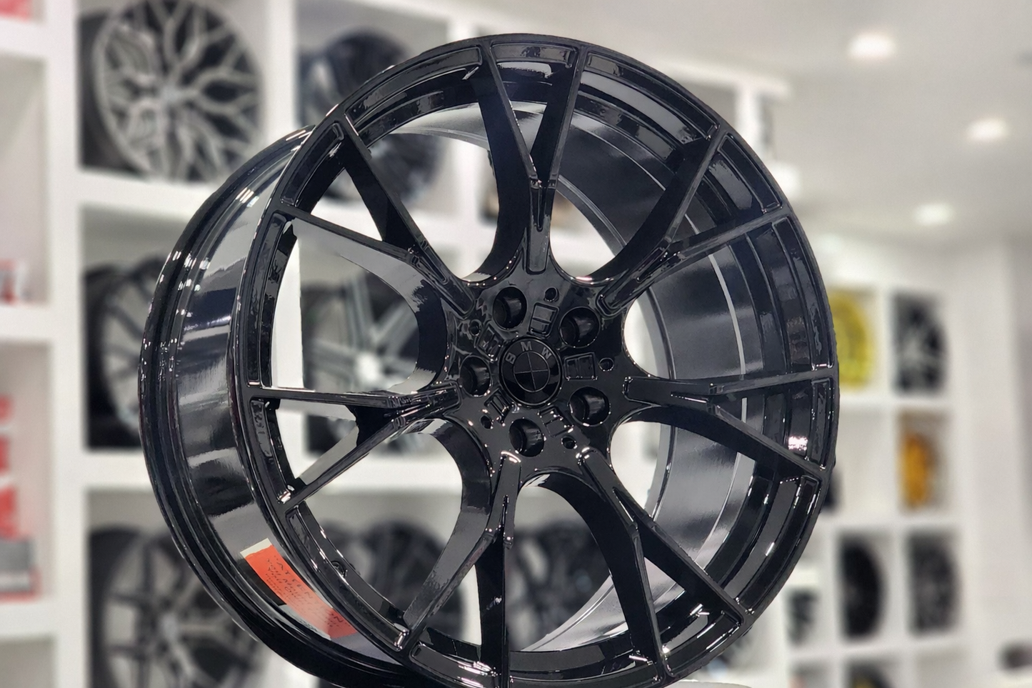 E712 Gloss Black 20x8.5 ET25 5.112 - Square Set (4 Wheels)
