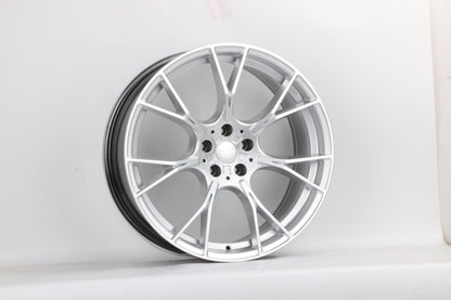 E712 Hyper Silver 20x8.5 ET25 5.112 - Square Set (4 Wheels)
