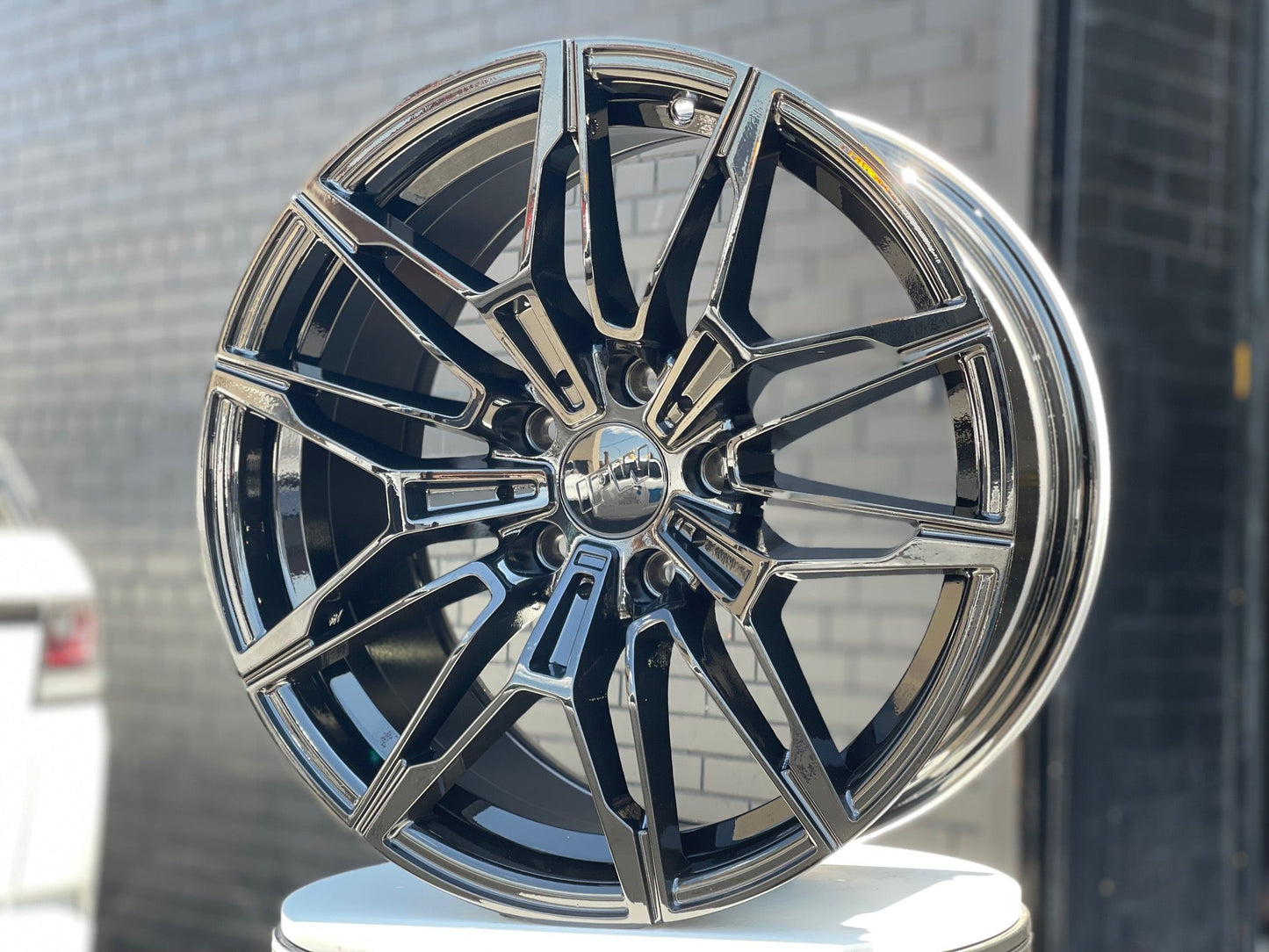 E714 Gloss Black 19x8.0 ET35 5.120 - Square Set (4 Wheels)