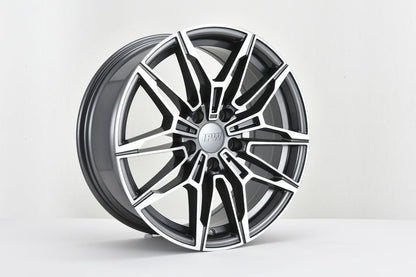 E714 Gunmetal Machined Face 19x9.0 ET35 5.120 - Square Set (4 Wheels)