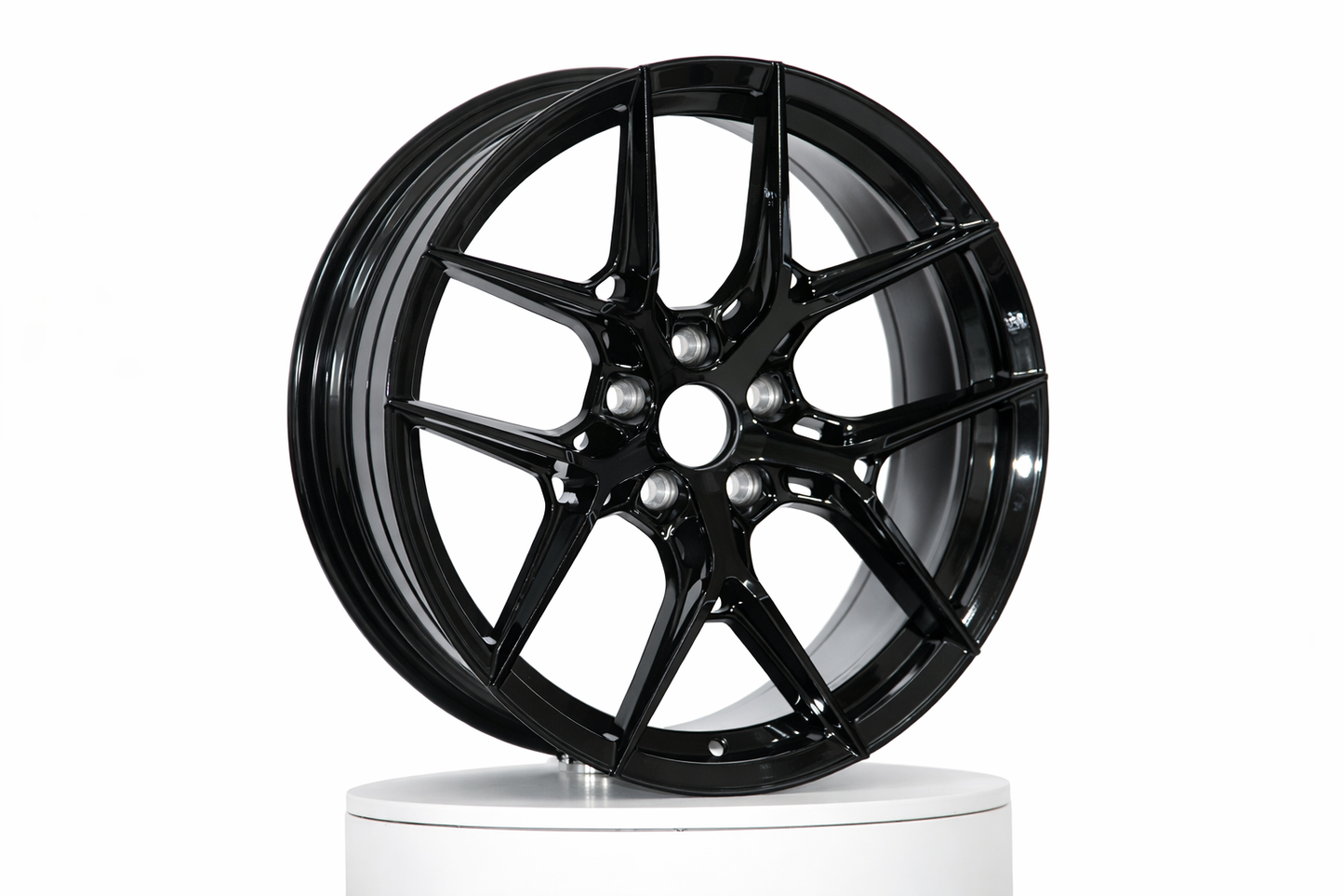 E1500 Gloss Black 20x10 ET35 5x112 – (Square Set of 4)
