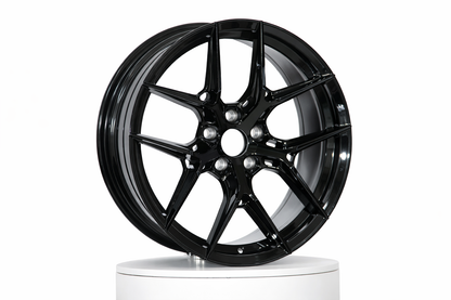 E1500 Gloss Black 20x10 ET35 5x112 – (Square Set of 4)
