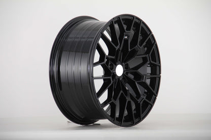 E717 Satin Black 19x9 ET40 5x112 – (Square Set of 4)