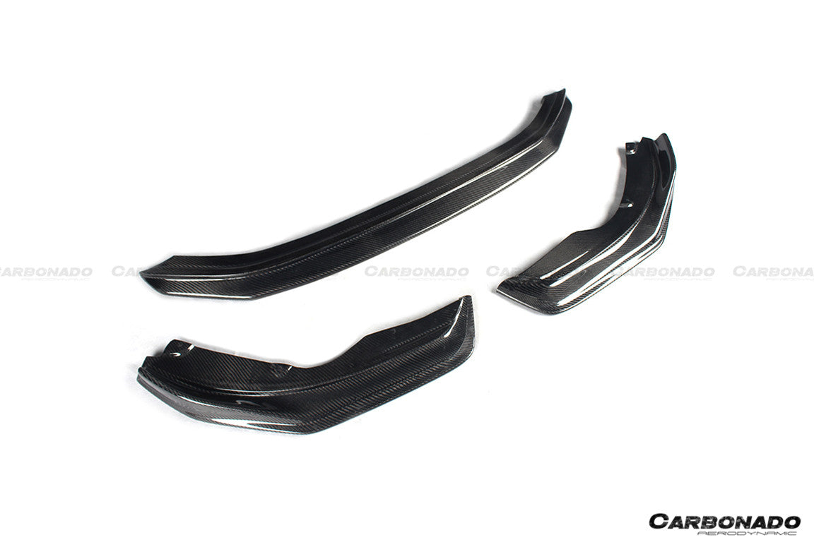 2017-2023 Porsche 718 Cayman/Boxster AM Style Carbon Fiber Front Lip - Carbonado