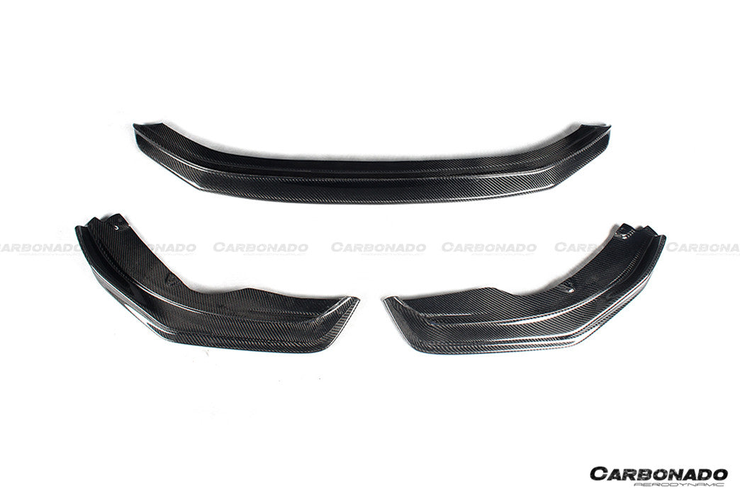 2017-2023 Porsche 718 Cayman/Boxster AM Style Carbon Fiber Front Lip - Carbonado